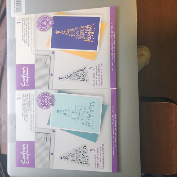 Crafters companion Christmas stamps set of 2 - Picture 2 of 6